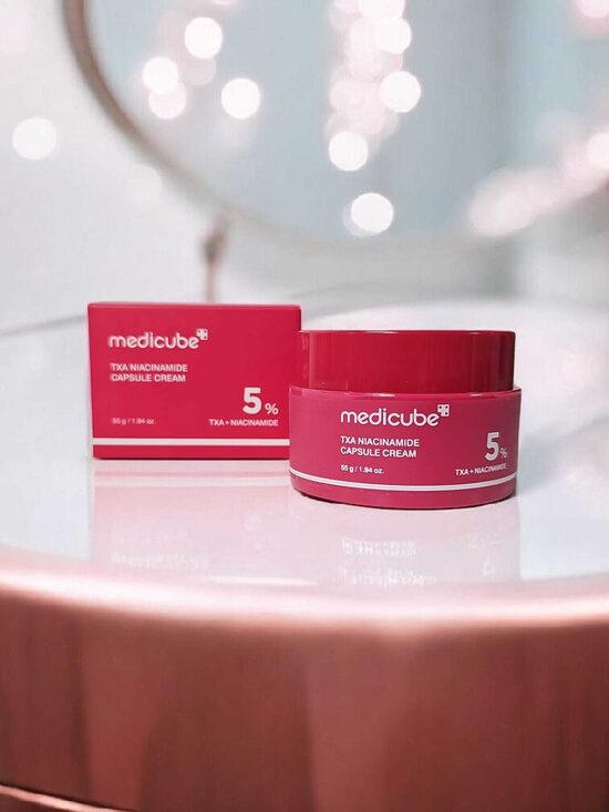Medicube TXA Niacinamide Capsule Cream – izgaismojošs un izlīdzinošs sejas krēms ar niacinamīdu